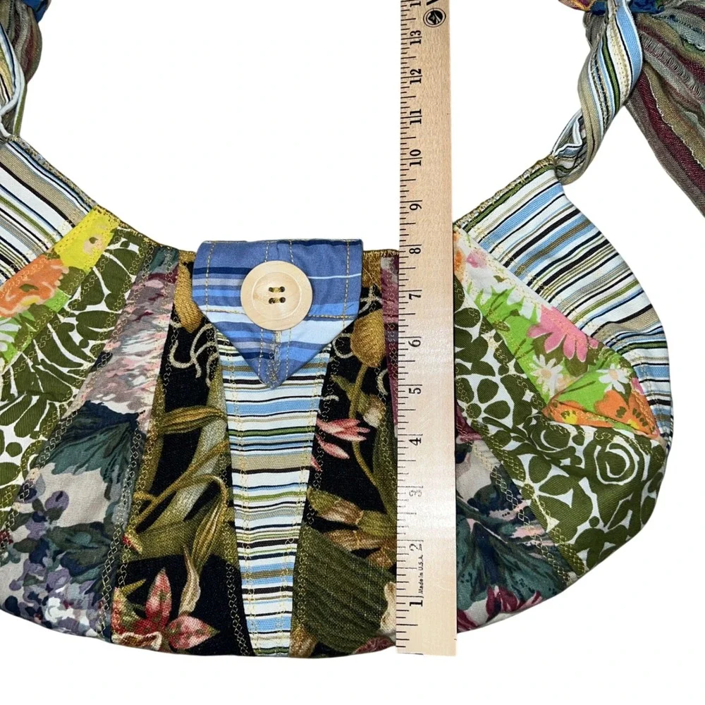 Handmade Boho Floral Patchwork Hobo Shoulder‎ Bag